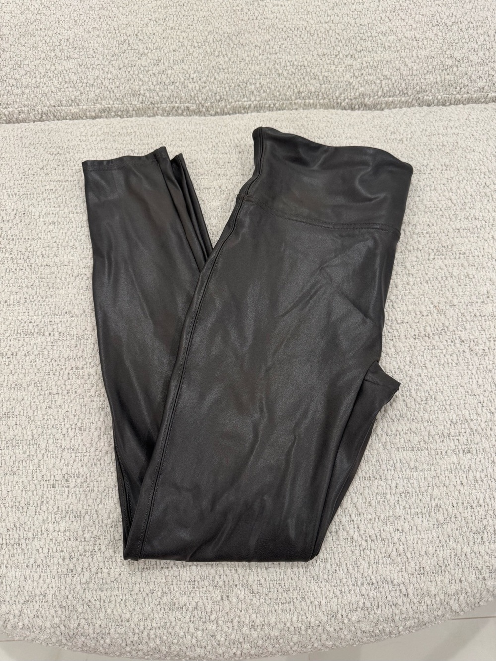 SPANX High Rise Faux Leather Leggings